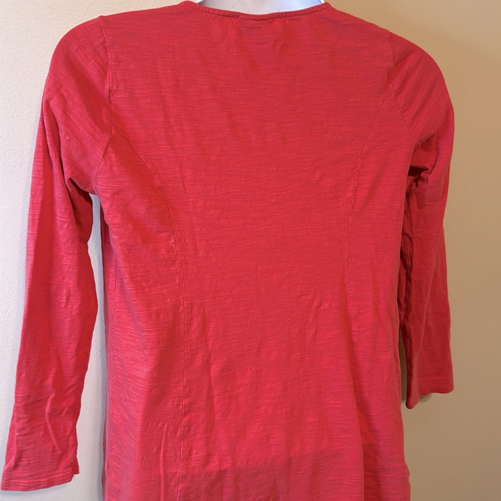 J JILL Orange Top.   Size Small - Picture 4 of 10